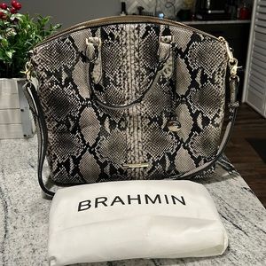 Brahmin Snakeskin Bag